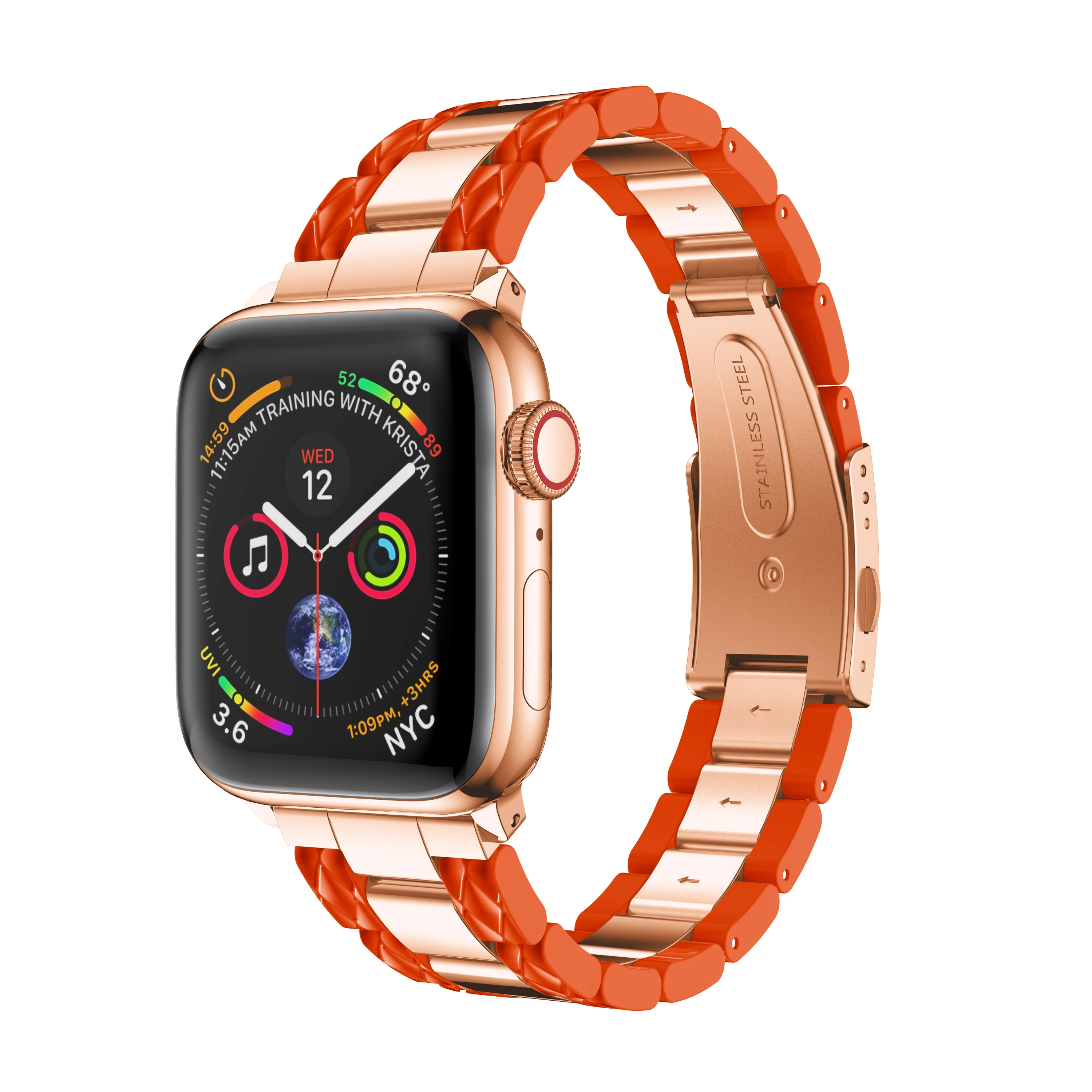 Высококачественные ремешки для часов из нержавеющей стали Apple Watch 38/40 мм 42/44