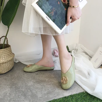 

Baotou half slippers wild thick with lazy sandals summer fashion wear slippers female Z486