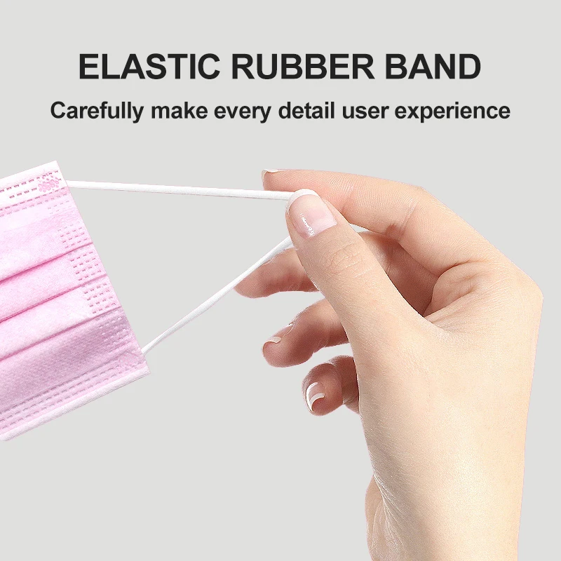 50 Pcs Adult Disposable Face Mask