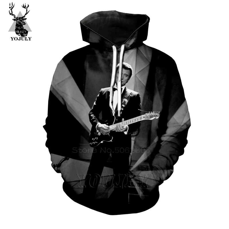 Толстовки с капюшоном с изображением Джони Халлидей, off white, мужская толстовка с 3d принтом рок-музыки, унисекс, хип-хоп, уличная одежда, пуловер, топ, странные вещи 82 - Цвет: 9