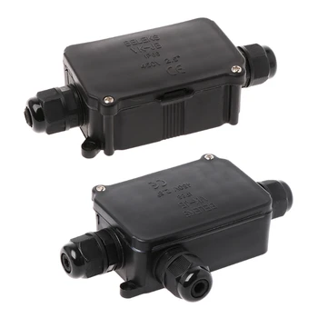 

2/3Way IP66 Outdoor Waterproof Cable Connector Junction Box With Terminal 450V 91AD