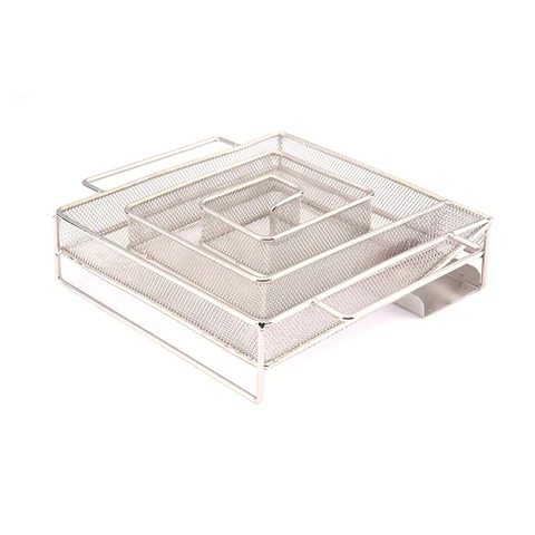 Smoke Generator For BBQ Grill Wood Chip Smoking Box Wood Dust Hot And Cold Smoking Salmon Meat Cooking Stainless Bbq Tools