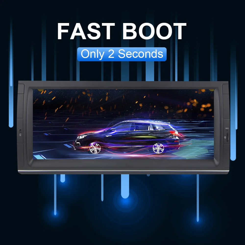 Eunavi 10 25 дюймов Android автомобильный Радио GPS мультимедийный плеер для BMW E53 E39 X5