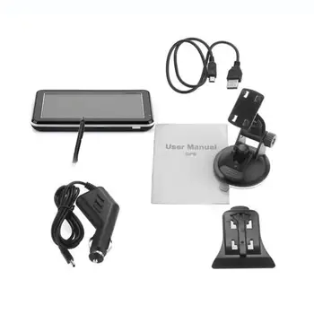 

4.3-Inch Touch Screen 4GB Memory GPS European Map Navigator With Built-in 1800mAh Rechargeable Battery Support TF Card