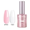 MIZHSE White And Pink Nail Gel Polish French Manicure Set With French Nail Tip Guide Soak Off 18ml Gel For Professional Nail Art 2