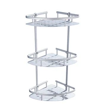 

Aluminum Triangle Single Layer Plate Shelf Bathroom Tray Bathroom Hanging Corner Bathroom Accessory