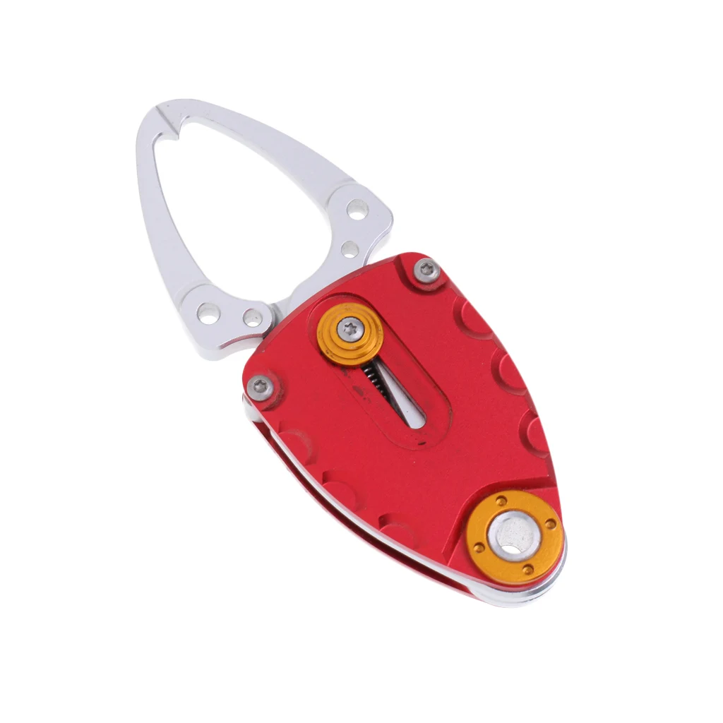 Fishing Lip Grip Gripper Grabber Tools Hook Remover Fishing Tools Portable - Цвет: Красный