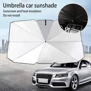

Car Windshield Sunshade Umbrellas Foldable UPD50 Block UV Rays Keep Cool Window Cover Suitable For Most Vehicles