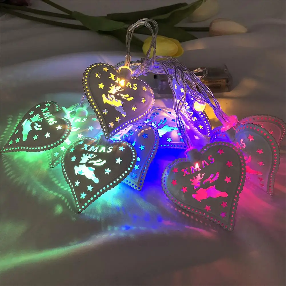 HobbyLane Love Heart светодиодный светильник-гирлянда AA на батарейках для Дня Святого Валентина, Рождества, свадебной вечеринки, сказочный светильник s, декор для спальни