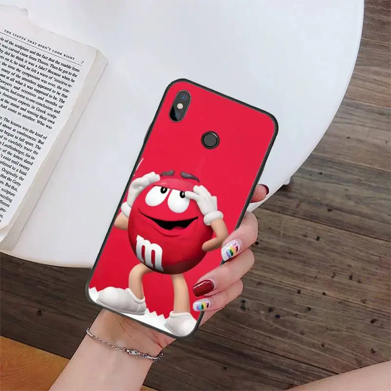 cases for xiaomi blue Babaite M&M's Chocolate TPU black Phone Case Cover Hull For Xiaomi Redmi 4X 5A 6A 6 7 8 9 5Plus Note5 5A 8Pro 8T leather case for xiaomi