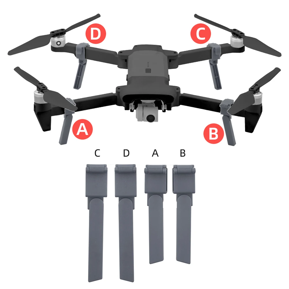 4 шт. складной пропеллер+ расширенные увеличивающие ноги для FIMI X8 SE Drone XR649