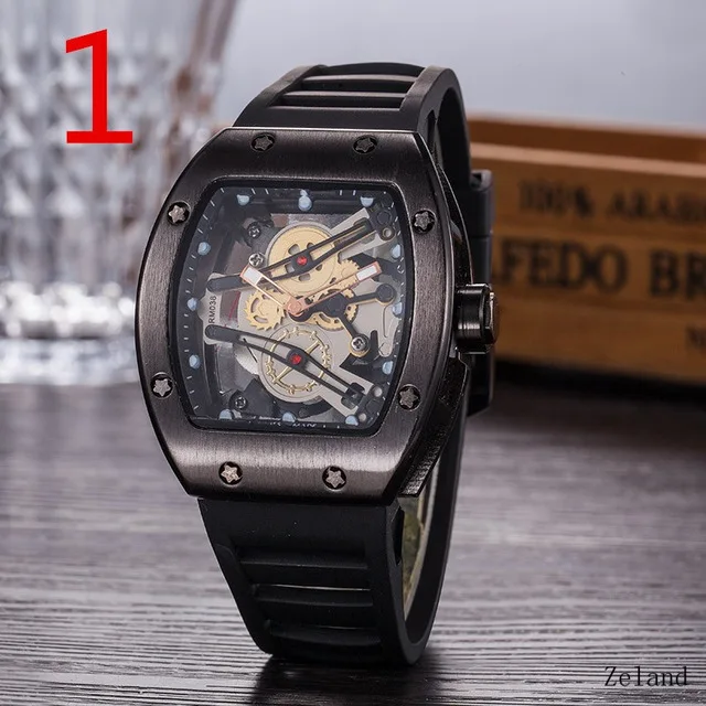 Модные часы с скелетом для мужчин или женщин спортивные кварцевые черепом