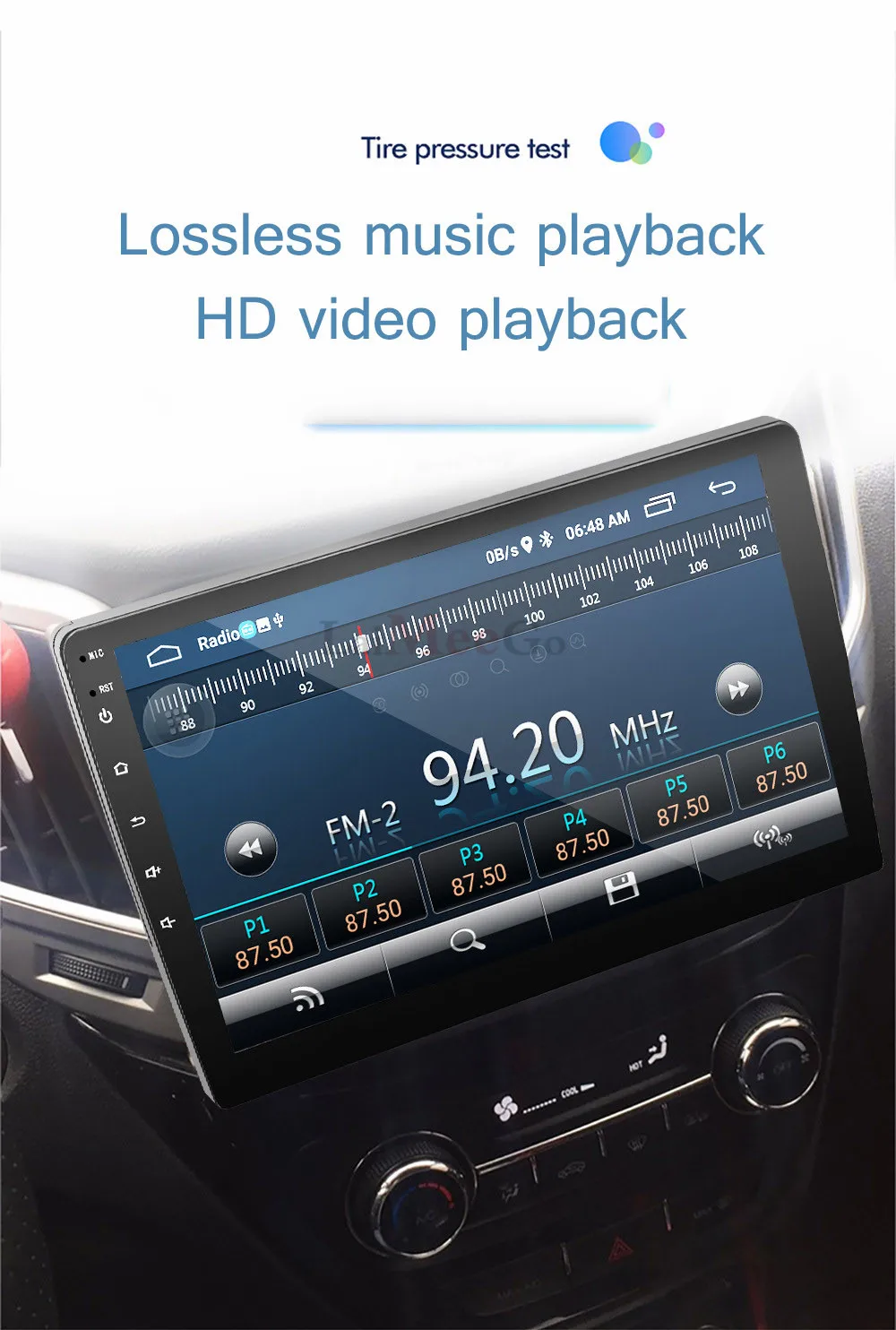 9 Inch Car HD Touch Screen Bluetooth Android Stereo Player 2 Din Radio GPS Navigation Mirror link  MP5 Android 8.1 Support WIFi (4)