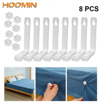 

HOOMIN Angle Fixed Buckle Single Quilt Cover Fixed Non-Slip Clips Quilt Sheet Holder Clips for Household Bed Sheet