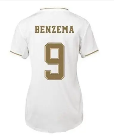 19 20 Real Madrides футбол Джерси девушка женщины Hazard MODRIC ASENSIO BALE Sergio Ramos Navas ISCO Camiseta униформа - Цвет: Бежевый