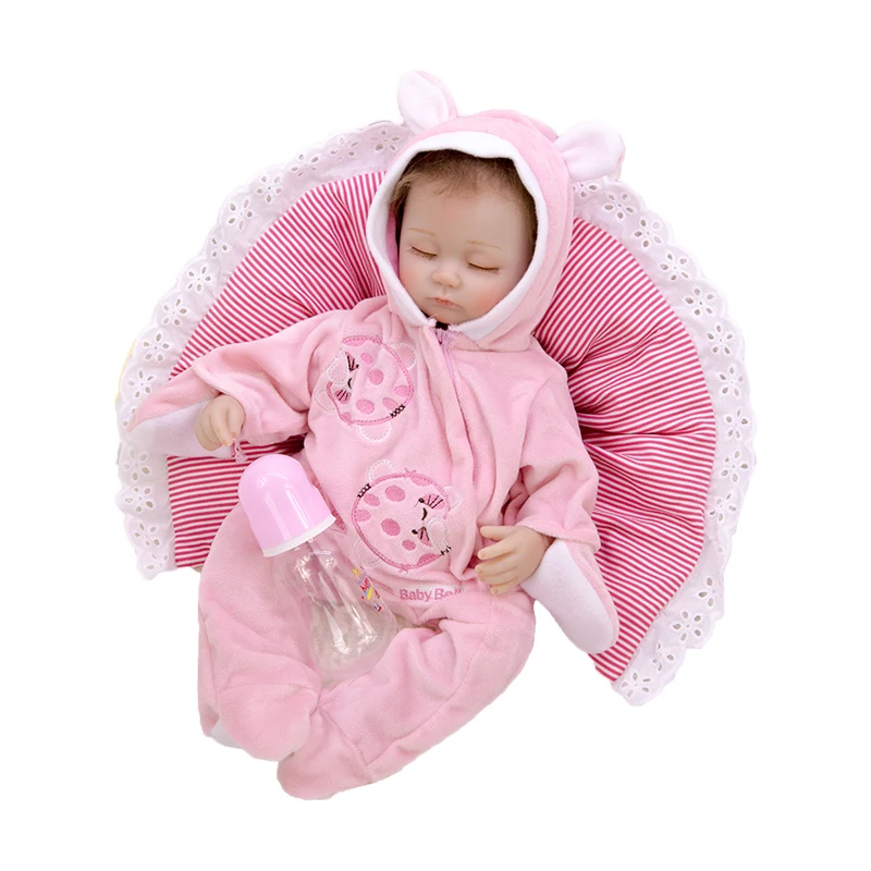 Куклы Новорожденные реалистичные 17 дюймов с закрытыми глазами|be reborn|princess girlprincess
