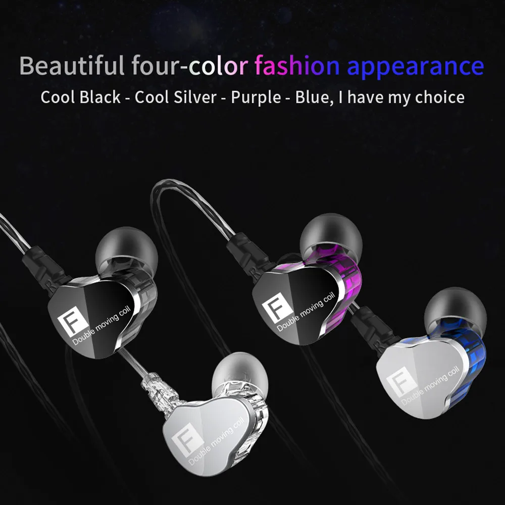 2019 QKZ CK9 In Ear Earphone Professional cavity structure design Stereo Race Sport Ear hook Earphone With Mic F812