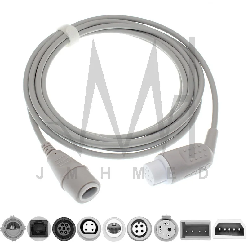 

Compatible With 6Pin Datascope/Mindray Monitor IBP Cable,For Abbott,Uath,Edward,BD PVB Pressure Transducer