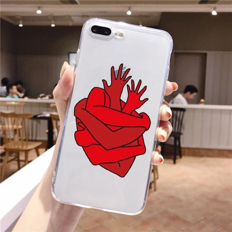 Polly Nor художественный Мягкий силиконовый чехол для телефона для iPhone 11 PRO MAX 5 SE x 6 7 8 Plus X XS MAX XR эстетический женский чехол дьявола