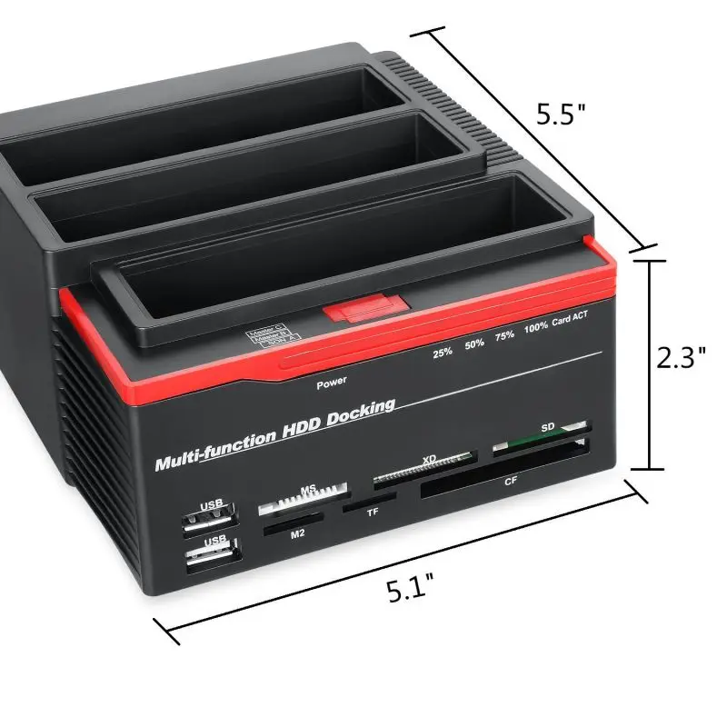 USB 3,0 на 2 SATA 1 IDE HDD жесткий диск Док-станция USB3.0 M2 TF слот для карт концентратор ридер