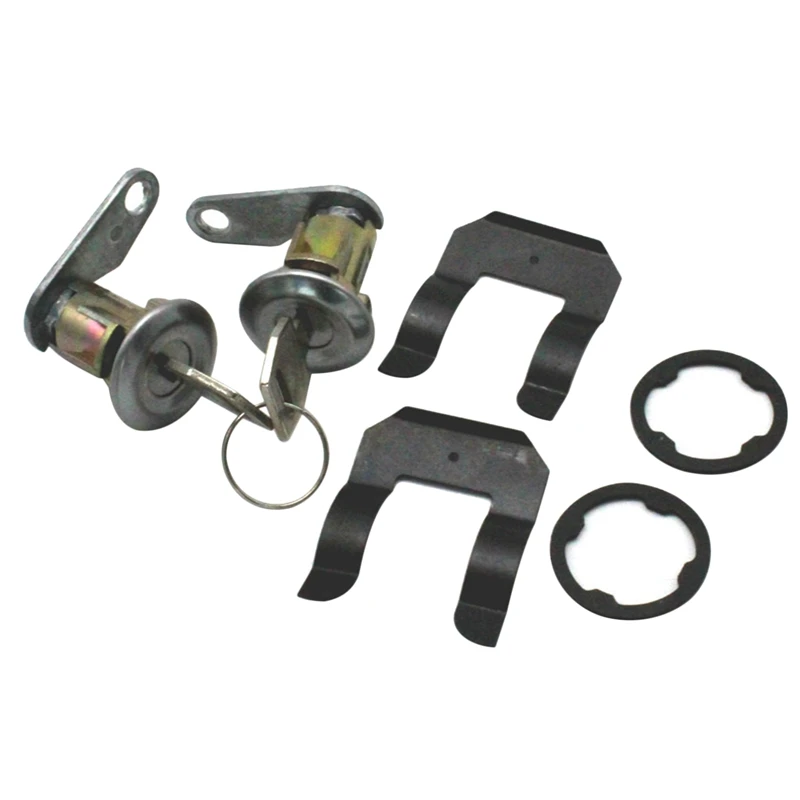 New Pair Door Lock Cylinder with Keys for Ford Truck Van Mercury F100