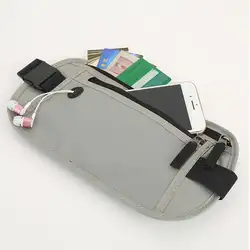 Унисекс RFID Блокировка тонкая поясная сумка для телефона сумка для путешествий Хип кошелек