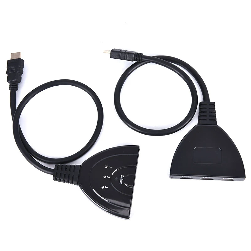 2K 4K 3in 1out HDMI переключатель концентратор сплиттер тв переходник Ultra HD для HD ТВ концентратор компьютера HDMI переключатель