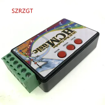 

LED Music Controller RGB DC5V-24V WS2812b WS2811 WS2813 6803 1903 IC Digital Addressable Pixels Strip Voice Sensor HC Controller