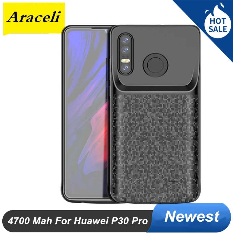 Чехол с внешним зарядным устройством для Huawei P30 Pro 4700 мАч|Чехлы аккумулятором| |