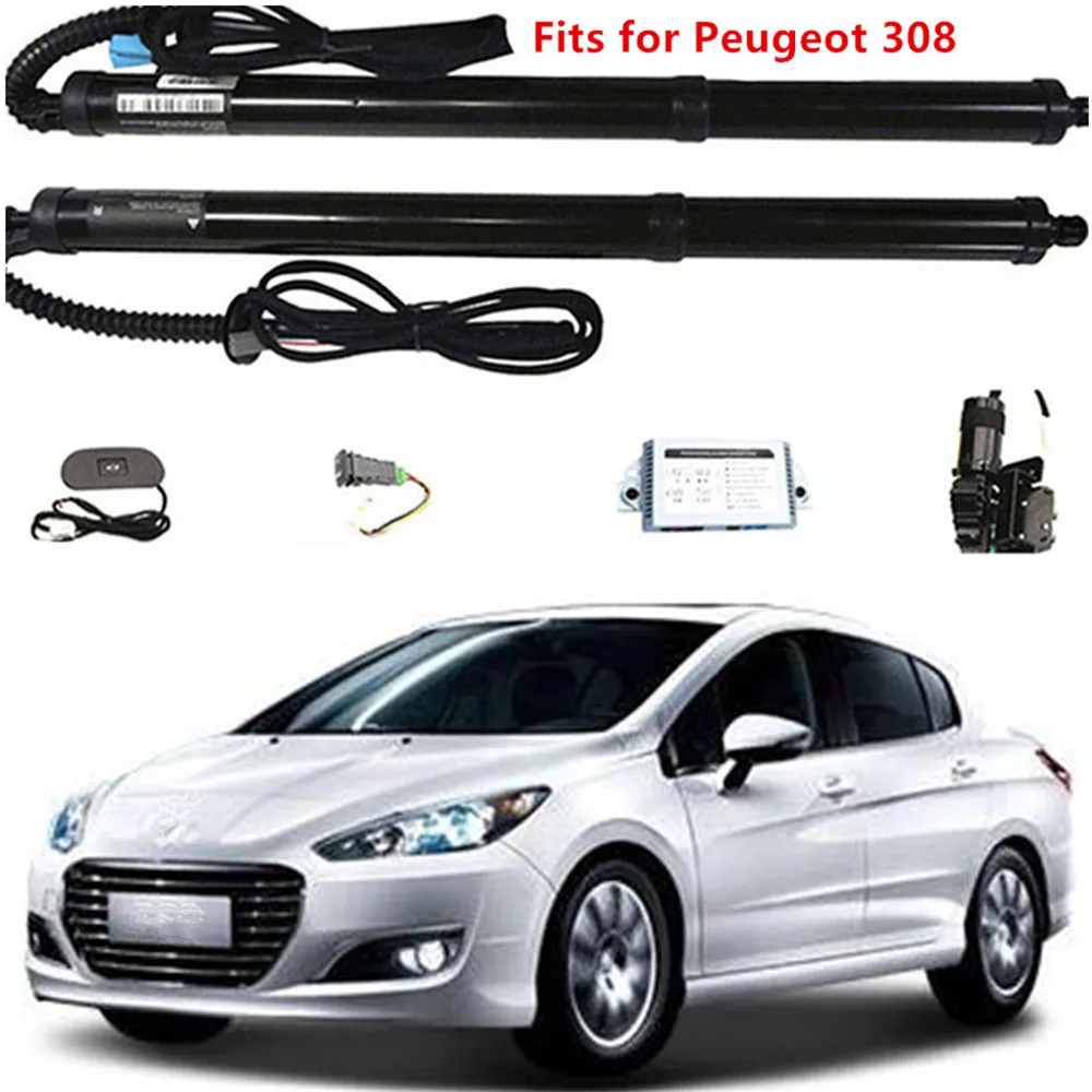 Подходит для peugeot 308+ Caccessorie Интеллектуальная электрическая задняя дверь модифицированный багажник поддержка стержня хвост подъема задняя дверь переключатель