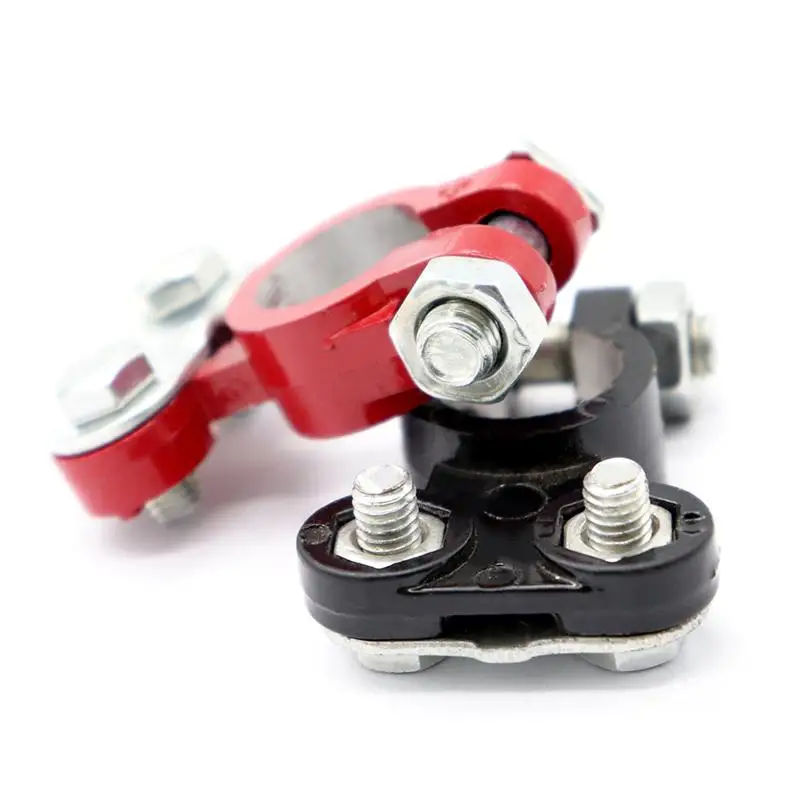1 Pair Universal Positive Negative Car Battery Terminals Clamp Connector Boat Truck Terminal Clip | Автомобили и мотоциклы