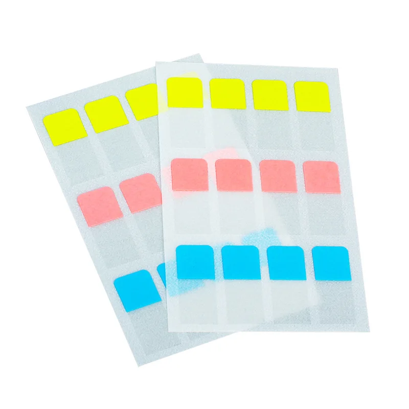 Deli 25905 Index Stick Label Removable Compartmental Stickers Sticky Notes Strips Index Notepad Sticky Note Book
