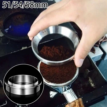 

51/58mm Coffee Powder Ring Intelligent Dosing Espresso Brewing Bowl Funnel Porta Filter Coffee Powder