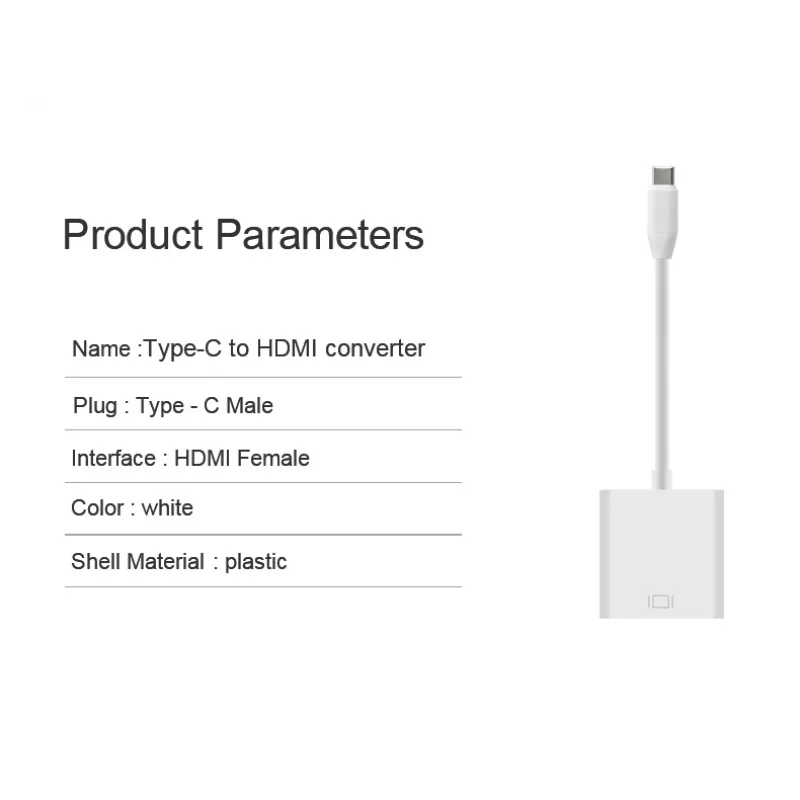 Универсальный преобразователь типа C к HDMI USB C к HDMI Женский адаптер Поддержка 4K* 2K для Macbook Google Chromebook type-c HDMI адаптеры