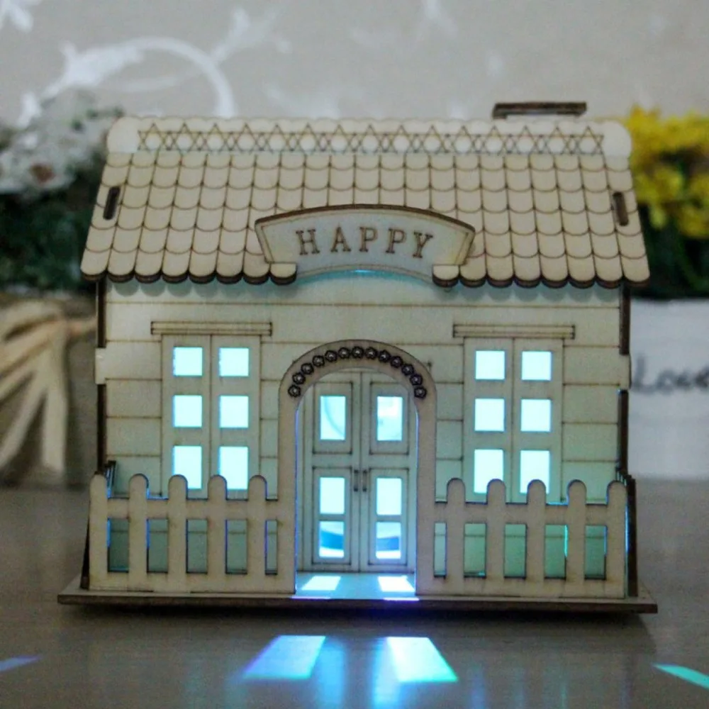 Money Box Piggy-Bank Wooden Coin Saving Box Kids Gift Coin Saving House Money Bank (18)