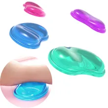 Silicon Mouse Pad Wristband Pad Heart-shaped  Non-slip Translucence Wrist Rest Gaming Mice Pad for Computer Laptop