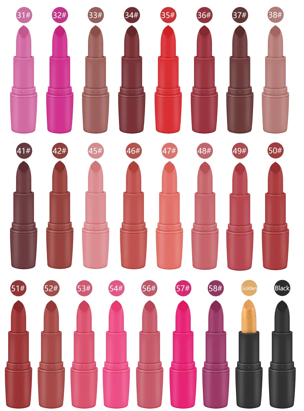 MISS ROSE Brick Red Bullet Lipstick Aunt Colour Mist Matt Lipstick Gifts for Women Easy To Wear Gifts for Women MISS ROSE Brick Red Bullet Lipstick Aunt Colour Mist Matt Lipstick Gifts for Women Easy To Wear Gifts for Women