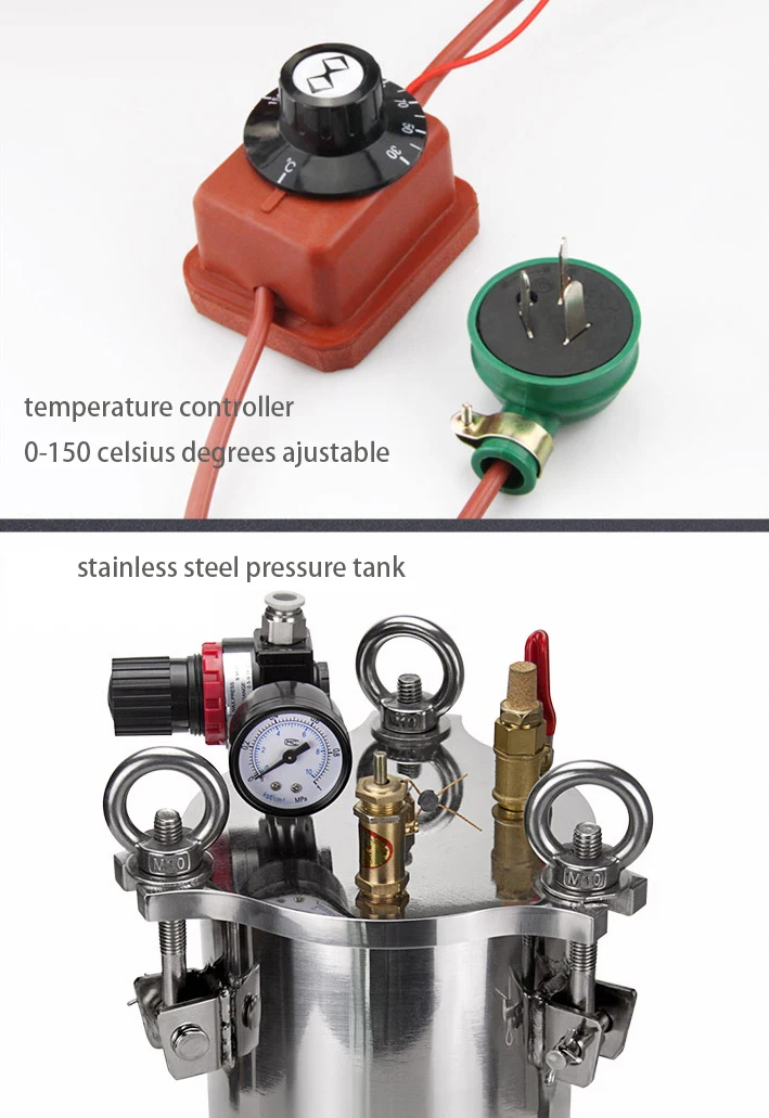 dispensing pressure tank