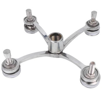 

Stainless Steel Glass Connection Clamp Glass Fixation Clamp for Home Store Office Fish Tank Container Display Shelf