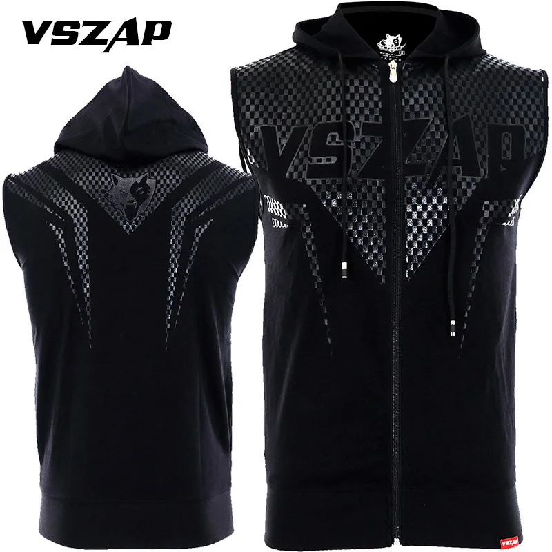 Sports Apparel Mens T Shirt Sleeveless Hoodie Sweatshirt MMA Muay Thai Tops
