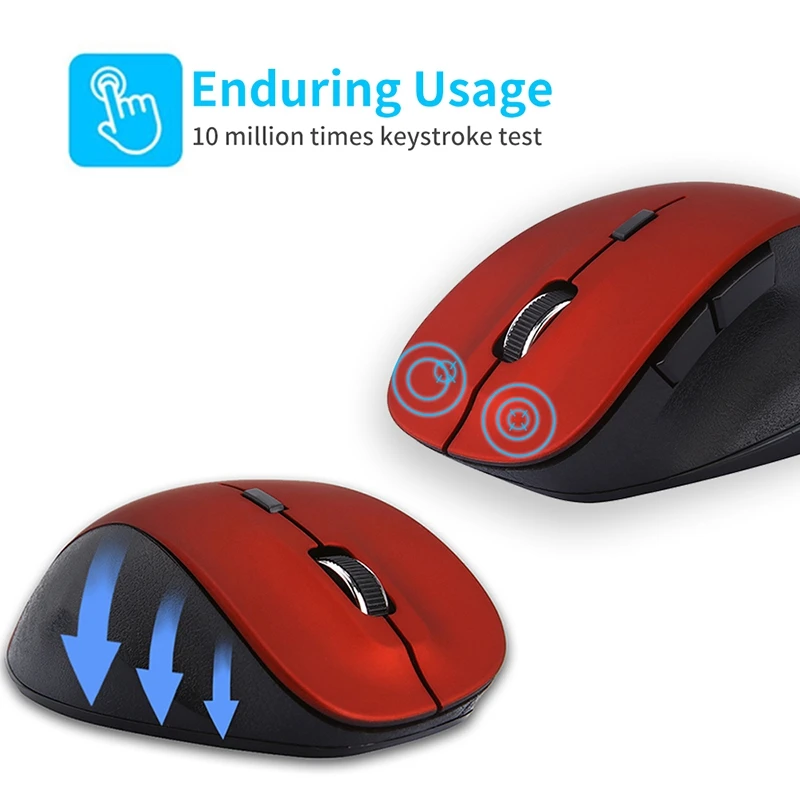 Bluetooth 4,0 и 2,4G Двухрежимная Беспроводная игровая мышь для ПК, Mac, ноутбука, планшета на Android