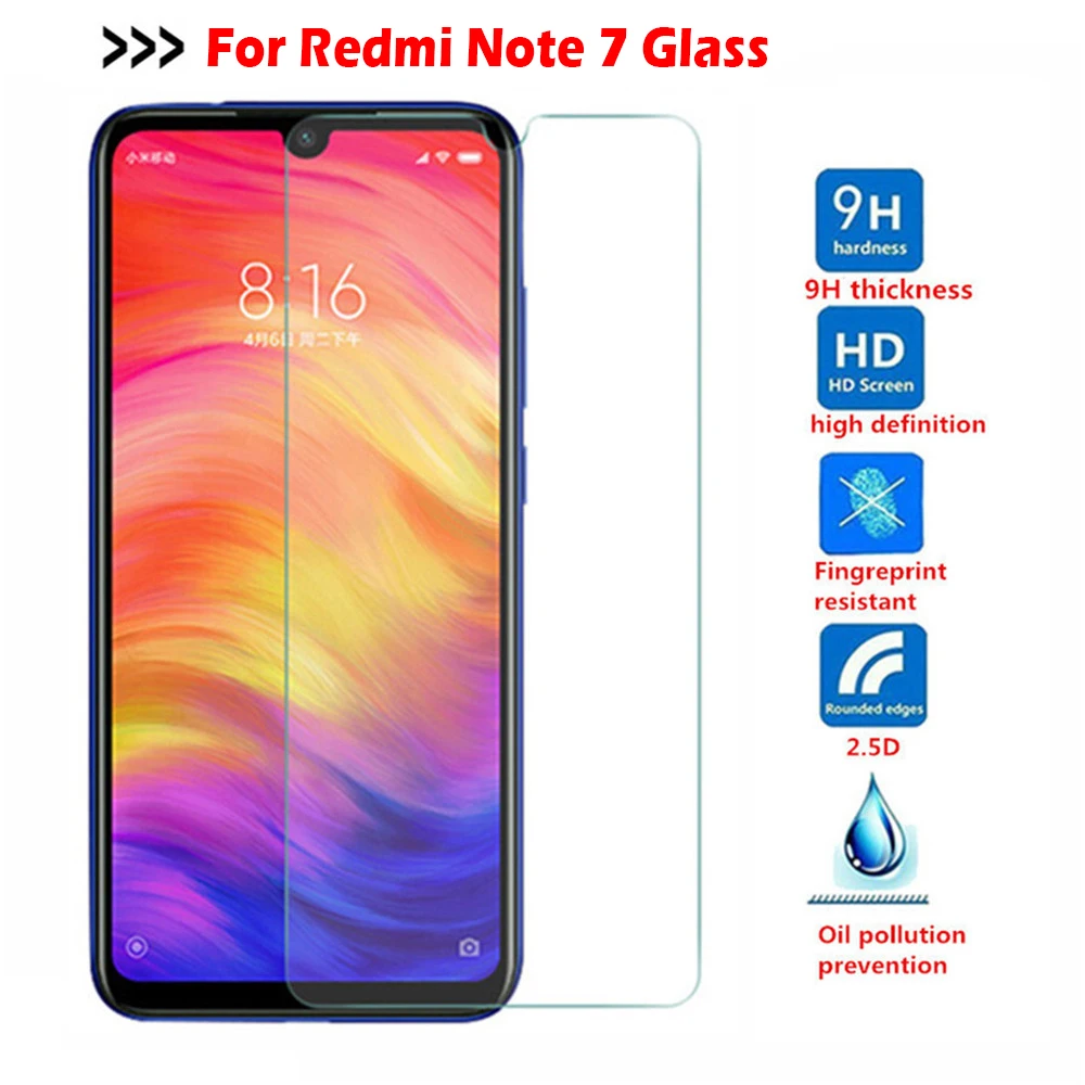 Закаленное стекло для Xiaomi Redmi Note 7 5 8 9 Pro max mi 9T lite A3 Защитное экрана на note 9s |