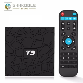 

T9 Rockchip RK3328 TV BOX 4GB RAM 64GB ROM Android 9.0 TV Box Quad Core 2G/16G 4G/32G USB 3.0 4K Dual WIFI Set Top Box