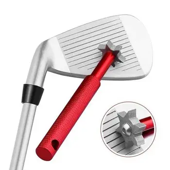 

6 Blade Golf Groove Sharpener Cleaner Iron & Wedge Club Face Groove Club Clear Tool For V U Blade Square Sharpening Cut