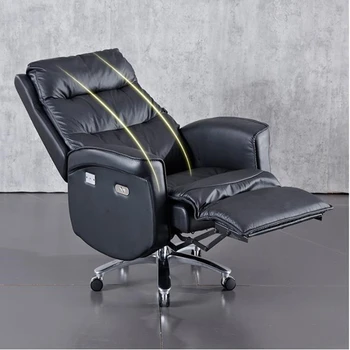 

High-grade Boss Genuine Leather Business Office Chair Function Swivel Chair Comfortable Reclining Conference Dinning Chairs