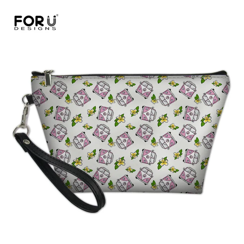 FORUDESIGNS косметичка для женщин, хиппи-автобус макияж сумки Дорожная Водонепроницаемая косметичка аксессуары Органайзер сумка для хранения - Цвет: XM2289Z8