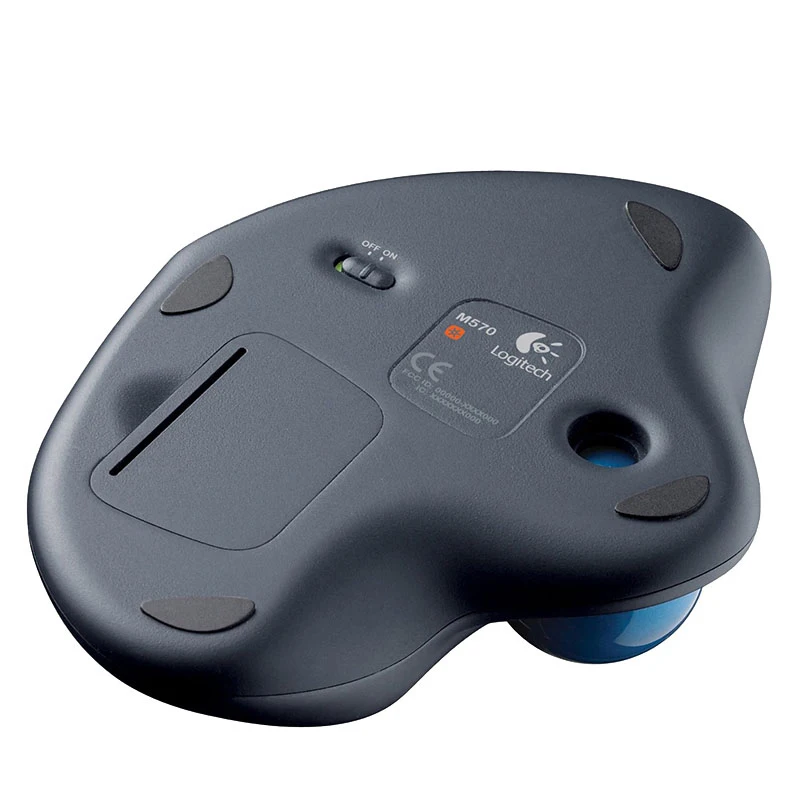 Беспроводная мышь Logitech M570 2 4 ГГц мышка для рисования с трекболом поддержка