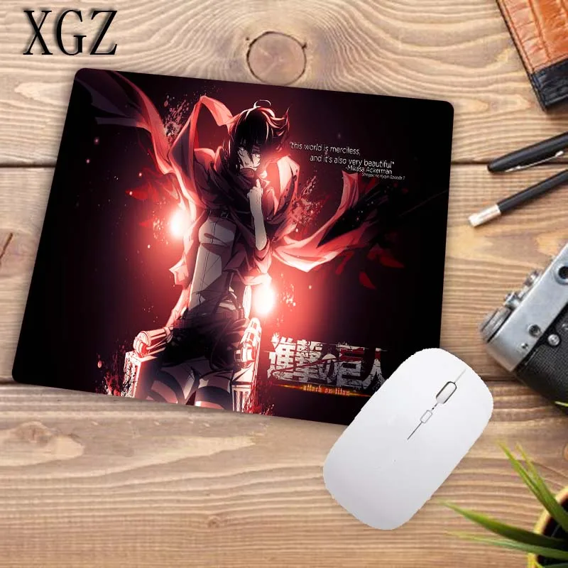 XGZ Attack on Titan аниме персональный большой игровой замок мыши край моющаяся Резина Коврик для мыши геймеры большой игровой коврик настольные коврики