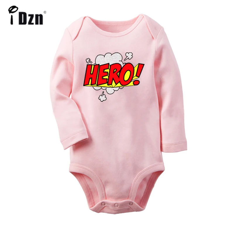 YbBaby2099PC Супергерой слова BAM Алиса в стране чудес дизайн новорожденных боди для малышей с длинным рукавом Комбинезоны хлопковая одежда подарок - Цвет: YbBaby2099PC