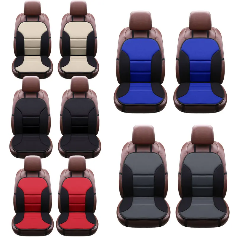 

1 Or 2PCS Breathable Non-Slip Car Seat Protector Cushion Car Auto Front Seat Cover 5 Colors Seat Car Cover Pad Mat Universal
